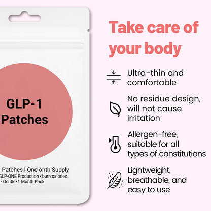GLP-1 Wellness Patches — Natural Plant Ingredients for Women’s Health & Wellness (30 Count)