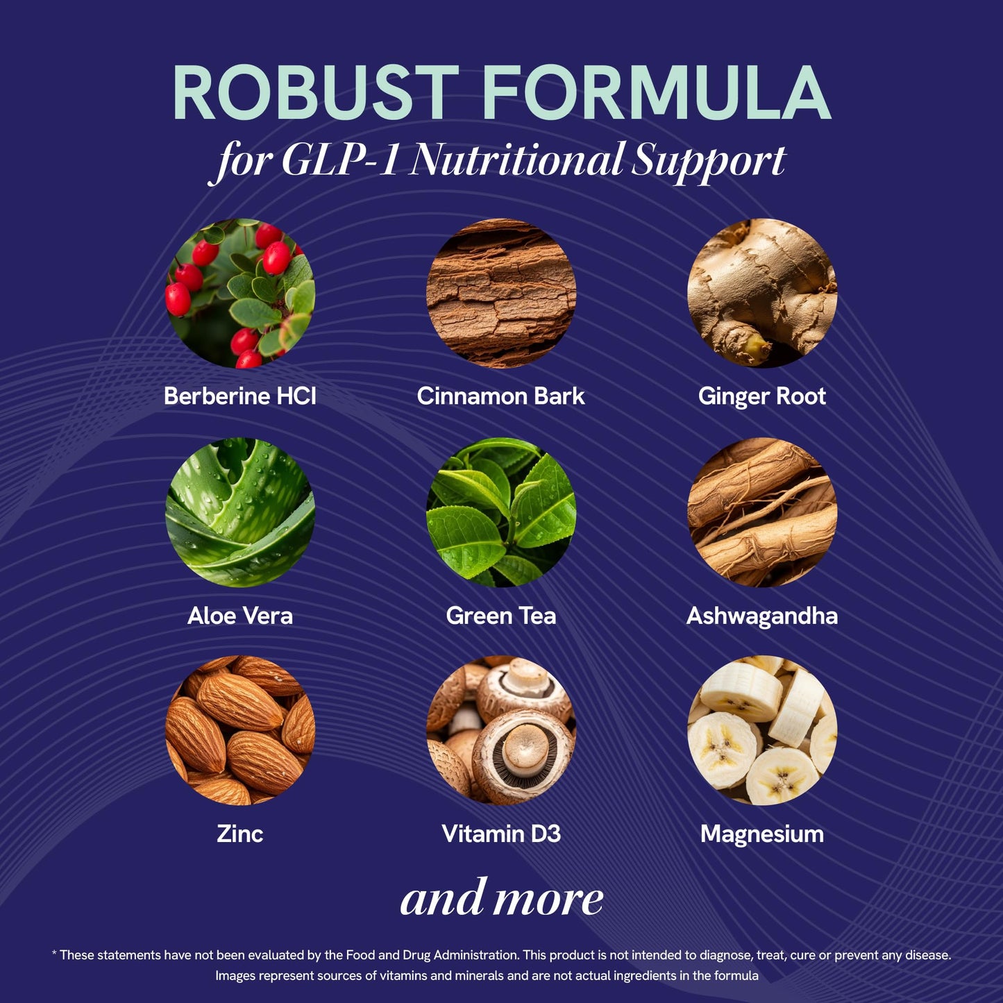 GLP-1 Support for Women | Nutritional Support with Probiotics, Berberine, Cinnamon & More | GLP 1 Supplement for Healthy GLP1 Activity, Digestive Health & Metabolic Balance | Non-GMO | 60 Ct.