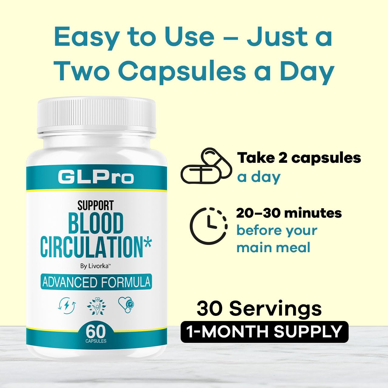 (2 Pack) GLPro – GL Pro Capsules Support Formula | Maximum Strength Multivitamin, 120 Capsules