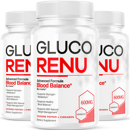 (3 Pack) Gluco Renu Capsules – Premium GlucoRenu Supplement, 90 Capsules BritishVita | Premium UK Vitamins & Wellness Supplements