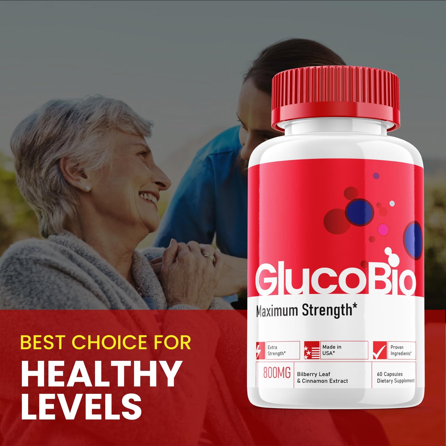 Glucobio Capsules – Official Gluco Bio Support Supplement (60 Capsules)