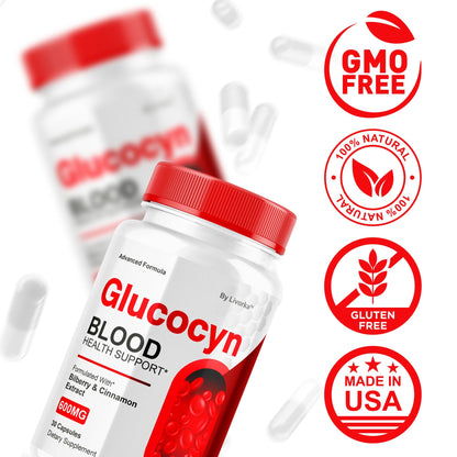 (2 Pack) Glucocyn Capsules – Glycogen Support, Official Glucocyn Supplement, 60 Capsules