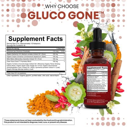 Clean Nutra Berberine with Cinnamon Liquid Drops – GLP-1 Support with Moringa