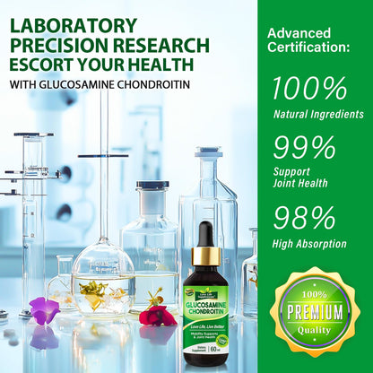 Love Life Supplements Glucosamine Chondroitin MSM Liquid Drops — High Absorption for Joints