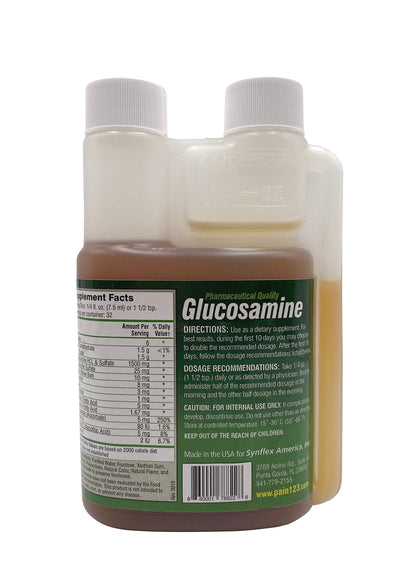 1500mg Liquid Glucosamine & Chondroitin - Orange Flavor - Joint & Cartilage Support (32 Day Supply)