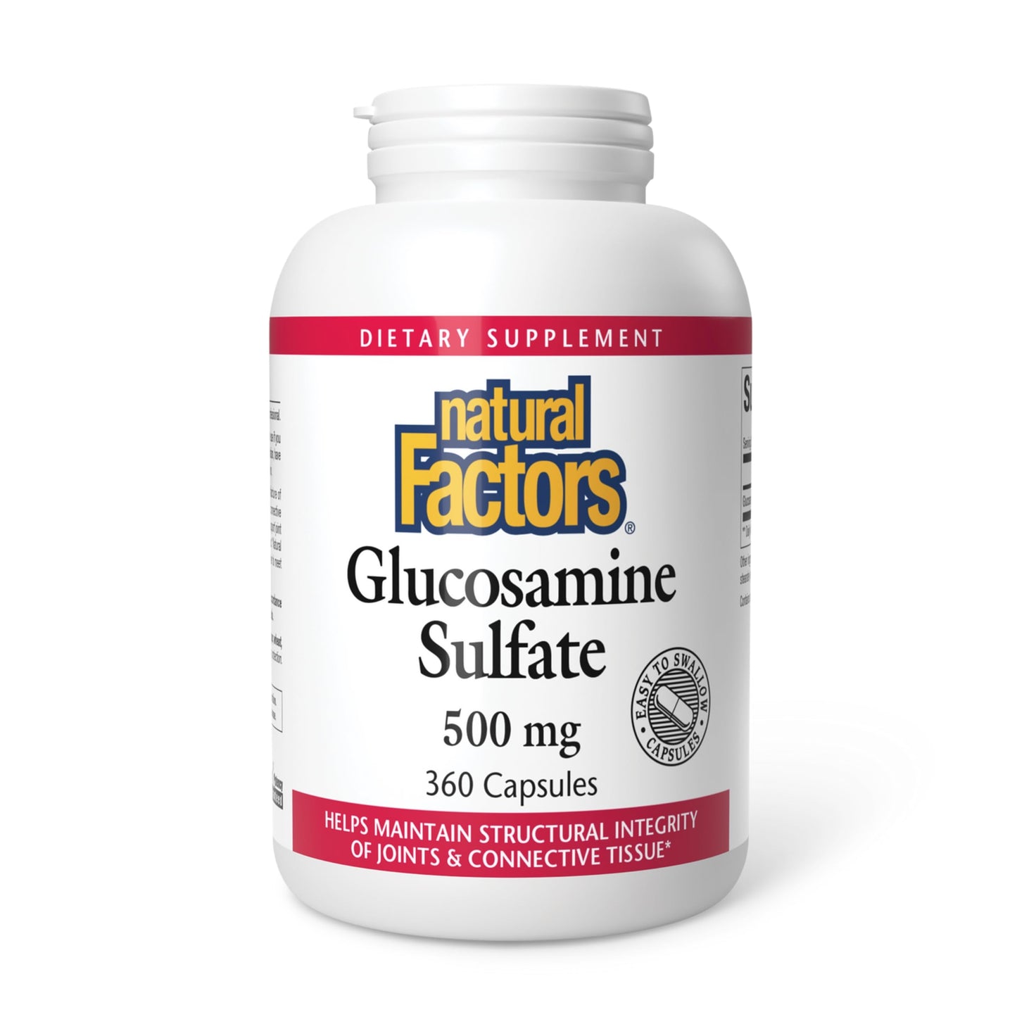 Natural Factors Glucosamine Sulfate 360 Capsules | Supports Joint Mobility, Cartilage & Connective Tissue