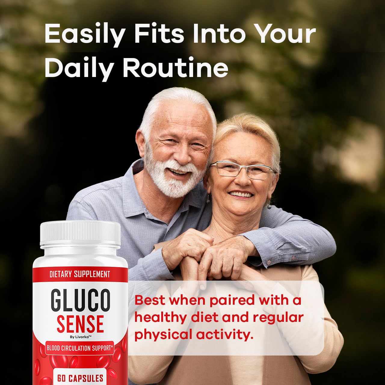 GlucoSense – Official GlucoSense Capsules | Maximum Strength 60 Capsules for 1 Month