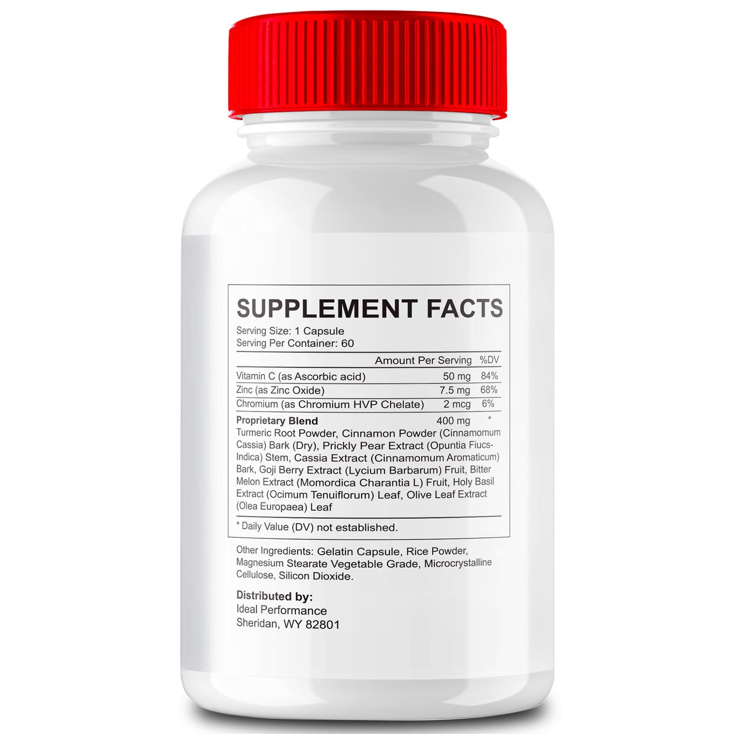 Glucozen Capsules – Maximum Strength, All Natural Formula – 2 Pack