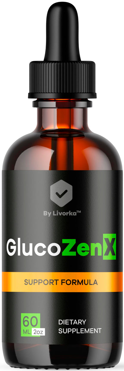 GlucoZenX Drops – Official GlucoZen X Liquid Drops | Premium All-Natural Daily Wellness (1 Month Supply)