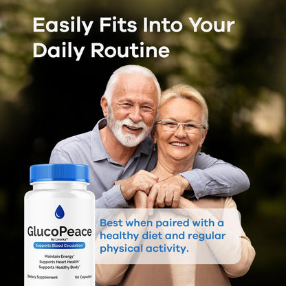 GlucoPeace Capsules (2 Pack) – Circulatory Support, 120 Count