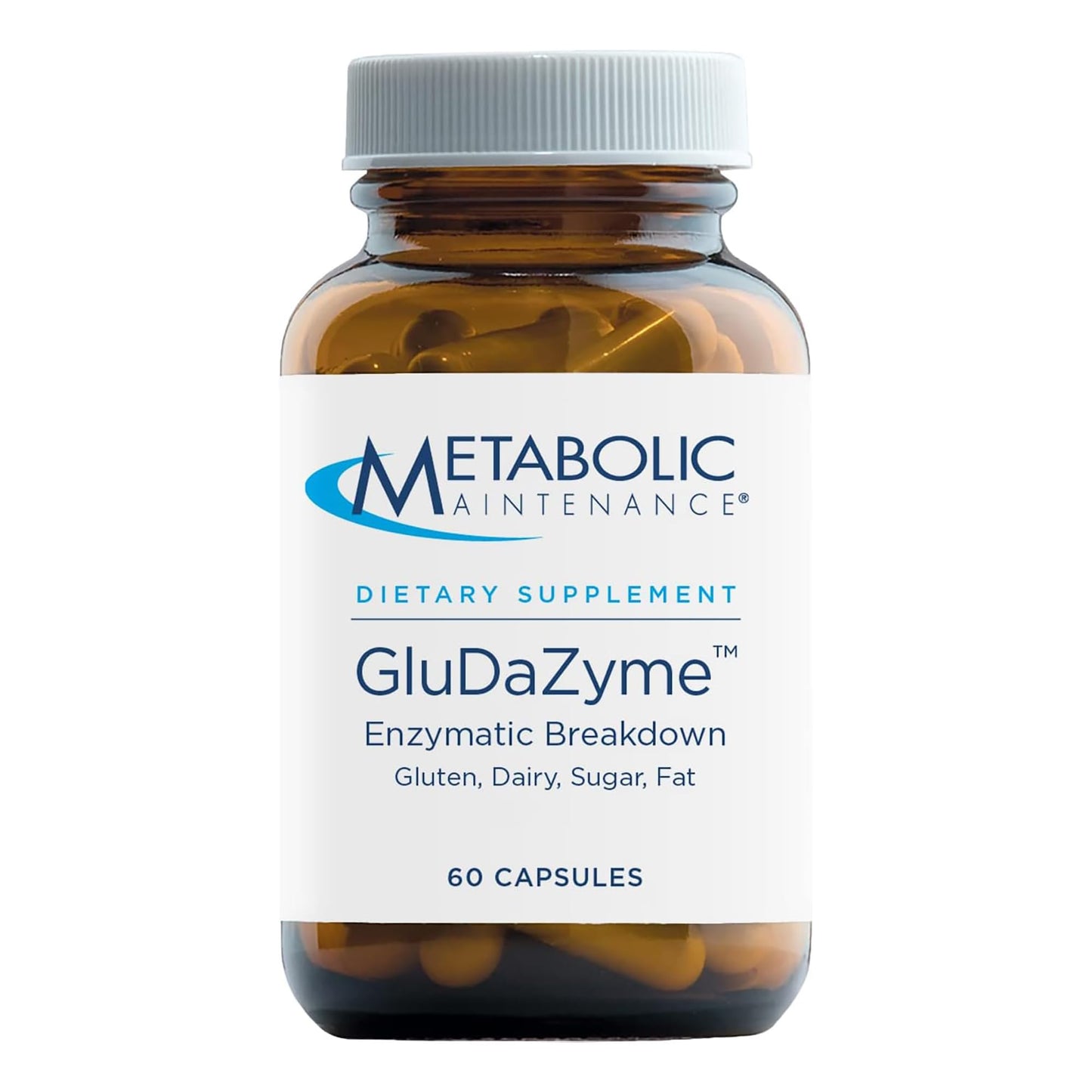 GluDaZyme DPP-IV Digestive Enzymes – Gluten & Dairy Support (60 Capsules)