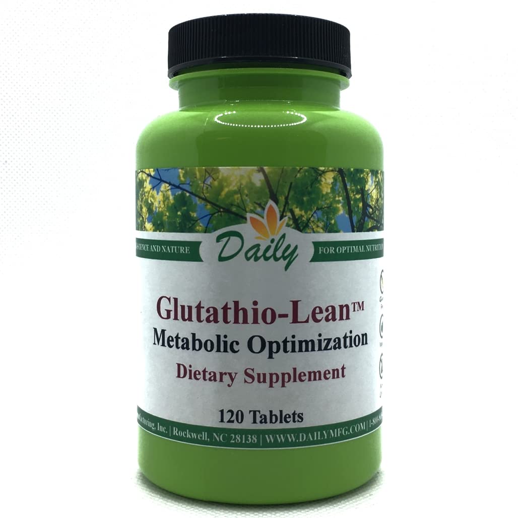 Glutathio-Lean™ – NAC, Glycine & Leucine | 120 Tablets | Daily Manufacturing