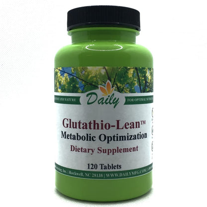Glutathio-Lean™ – NAC, Glycine & Leucine | 120 Tablets | Daily Manufacturing