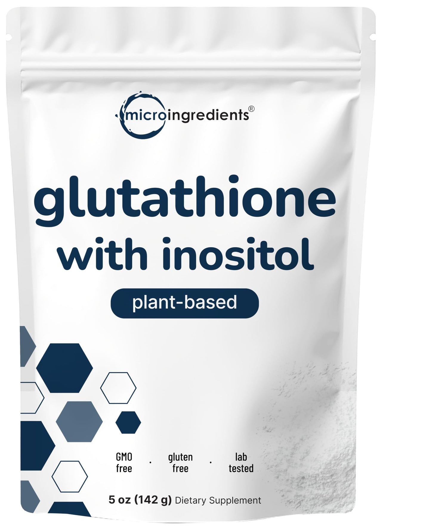 Glutathione Supplement - Reduced Glutathione with Inositol, 5 oz, Vegan