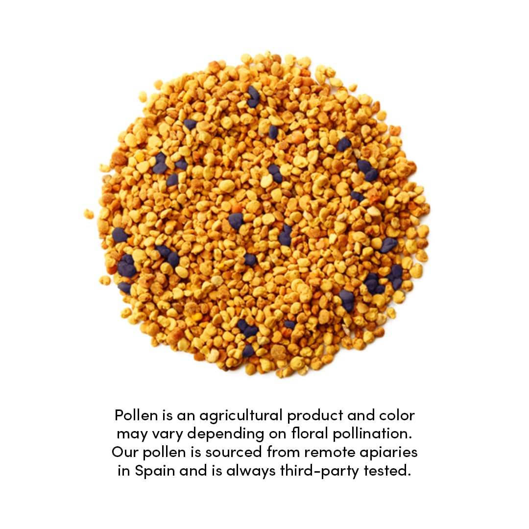 Beekeeper's Naturals 100% Raw Bee Pollen Sticks | Paleo & Keto Friendly | Gluten Free (15ct)