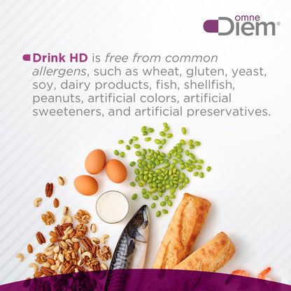 OmneDiem Drink HD – Natural Histamine Neutralizing Enzyme (DAO) 20 Capsules