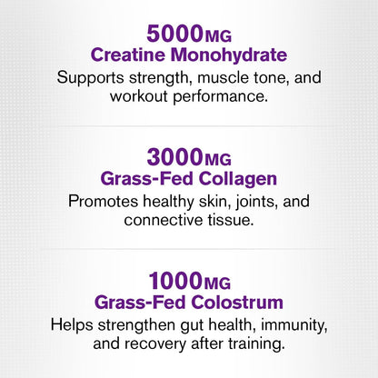 Jacked Factory Creatine for Women – Creatine Monohydrate + Collagen