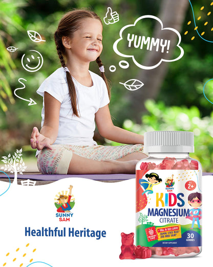 Magnesium Gummies for Kids & Adults – 100mg Calm Magnesium Chews