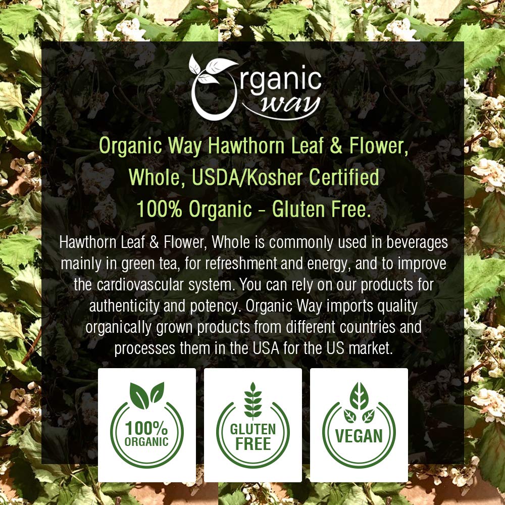 Organic Hawthorn Leaf & Flower Tea – Albanian Wild Harvest | Kosher & USDA