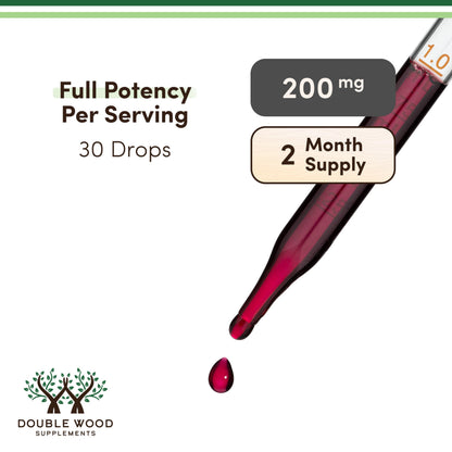 Organic Elderberry Liquid 2 oz - Immune Support | Double Wood