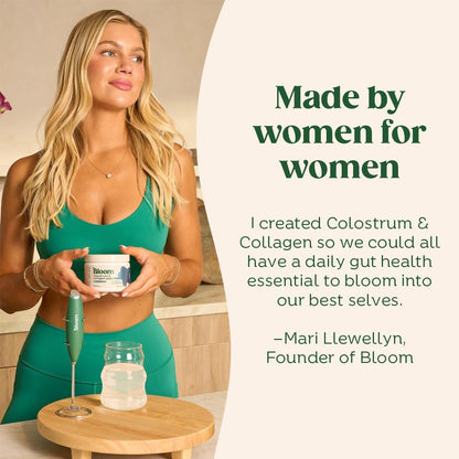 Bloom Nutrition Bovine Colostrum Powder – Gut Health & Immune Support, Orange Cream, Gluten Free & Sugar Free, 25 Servings