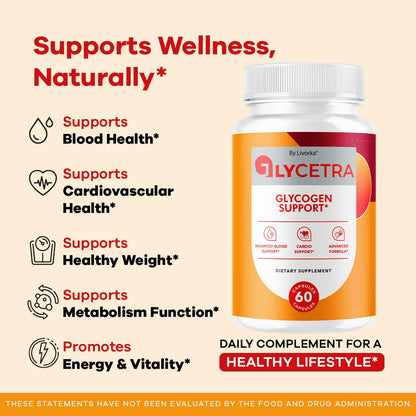(2 Pack) Glycetra Capsules | Official Glycetra Advanced Glycogen Support - 120 Capsules