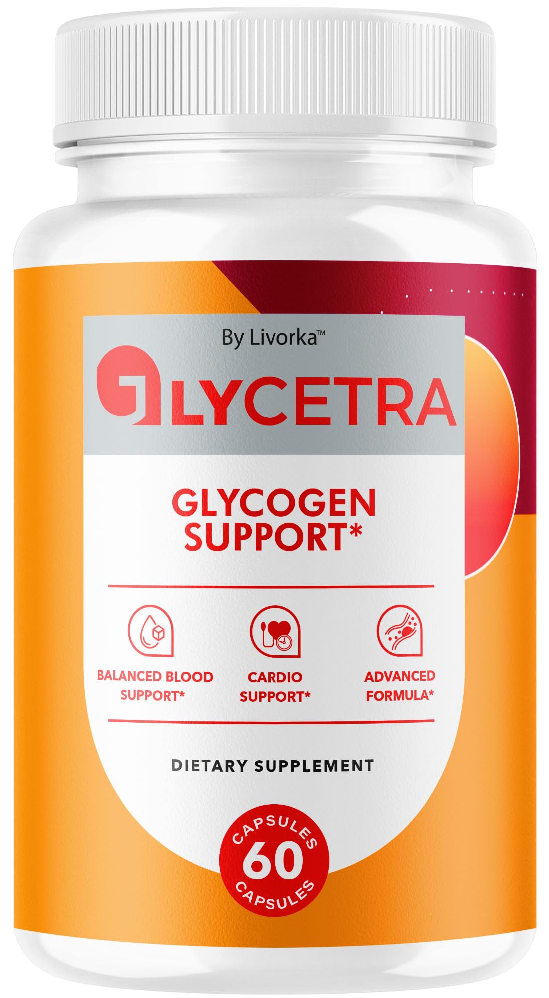 Glycetra Capsules - Official Glycetra Advanced Glycogen Support Formula | Maximum Strength Vitamin Supplement