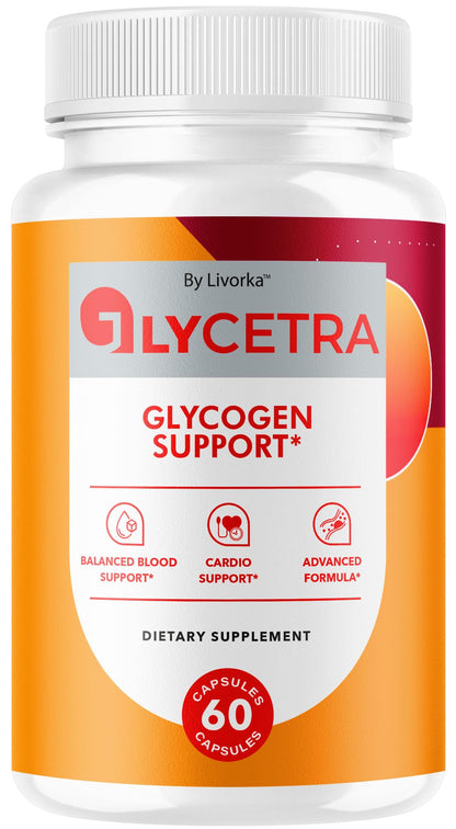 Glycetra Capsules - Official Glycetra Advanced Glycogen Support Formula | Maximum Strength Vitamin Supplement