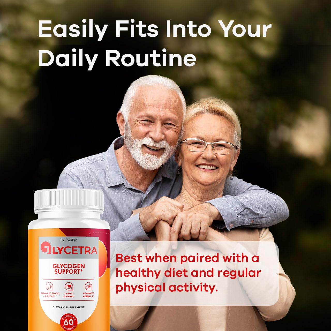 Glycetra Capsules - Official Glycetra Advanced Glycogen Support Formula | Maximum Strength Vitamin Supplement
