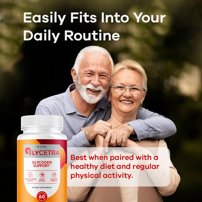 Glycetra Capsules - Official Glycetra Advanced Glycogen Support Formula | Maximum Strength Vitamin Supplement