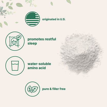 Glycine Powder 1KG (2.2 lb) – 1000mg/Serving, Sleep & Neurotransmitter Support | Micro Ingredients, USA Made