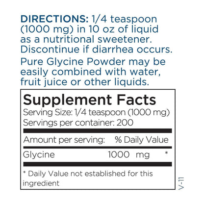 Metabolic Maintenance Glycine Powder 200g | Calm, Liver Detox & Joint Health