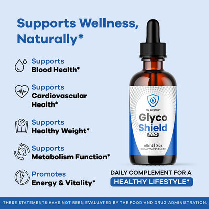 (2 Pack) Glyco Shield Drops – GlycoShield Pro Blood Formula Drops – 2 Bottles (2 Months)