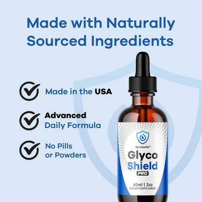 (2 Pack) Glyco Shield Drops – GlycoShield Pro Blood Formula Drops – 2 Bottles (2 Months)