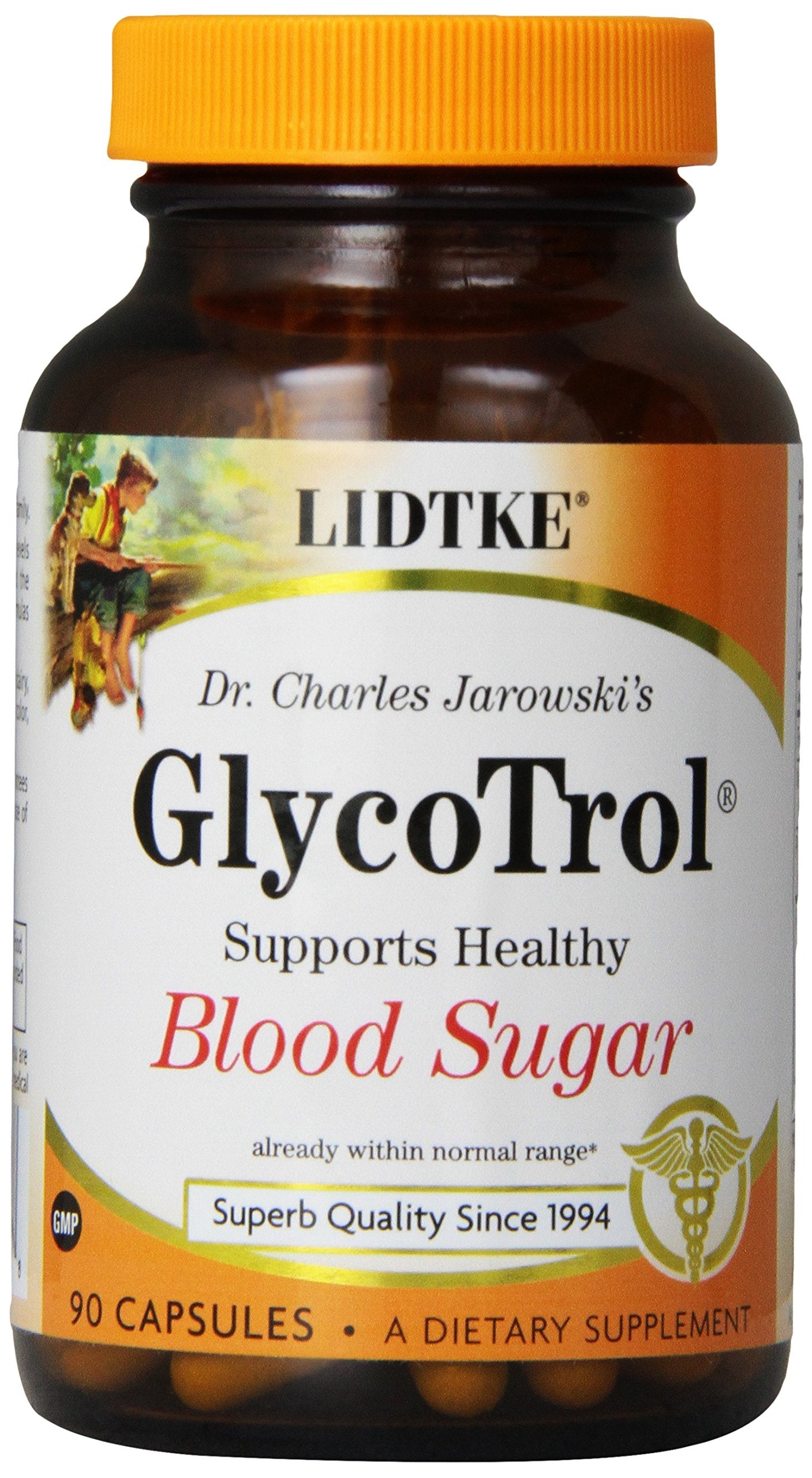 Lidtke Glycotrol Capsules, 90 Count – Supports Healthy Blood Sugar