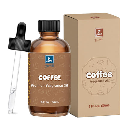 GM Gumili Coffee Fragrance Oil 2 Oz – Roasted Coffee Bean Scent for Diffusers, Candles, Soaps & DIY