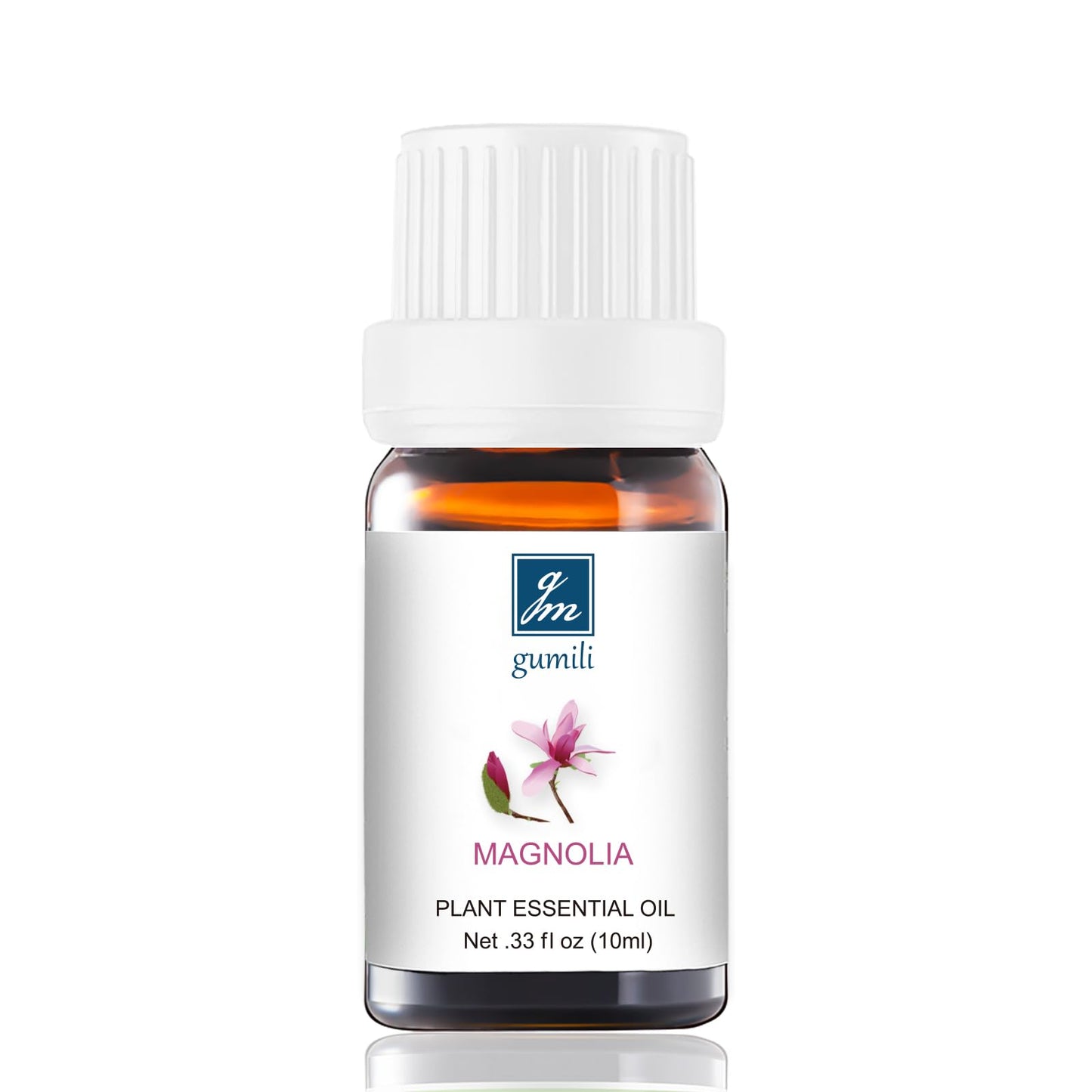 GM Gumili Magnolia Essential Oil - Pure Magnolia Fragrance Oil for Aromatherapy & DIY (10mL Undiluted)