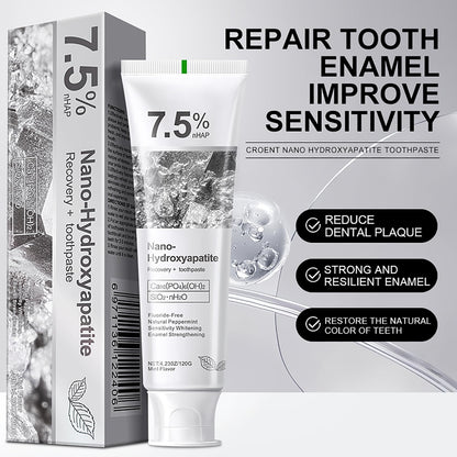 GMaxit 7.5% Hydroxyapatite Toothpaste – Enamel Protection, Gentle for Sensitive Teeth, Fresh Mint, 4.23 oz