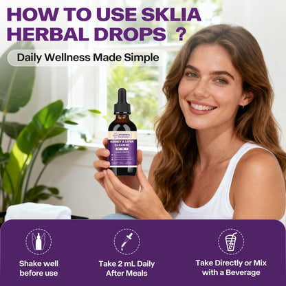 30-in-1 Kidney & Liver Detox Drops – Cranberry, Milk Thistle & Chanca Piedra | Blueberry Flavor | 1P