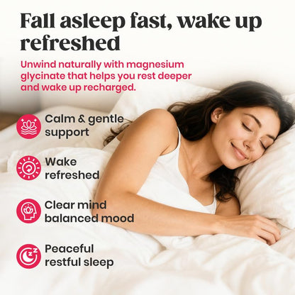 60 Day Supply Magnesium Glycinate Gummies 400mg with Ashwagandha, L-Theanine, CoQ10, Vitamin D3 & B6 – Sugar Free, Vegan & Gluten Free