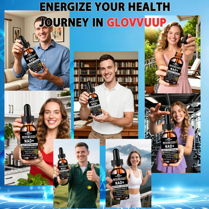 NAD+ Liquid Drops with Urolithin A – Extra Strength Liposomal NAD Supplement for Women & Men | CoQ10, Resveratrol, Alpha Lipoic Acid & Astaxanthin