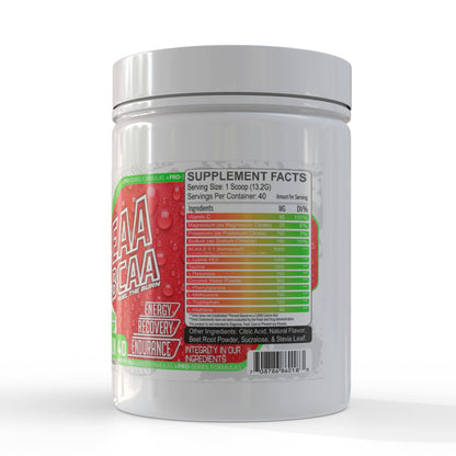 GMU SPORT EAA + BCAA Powder – Hydration & Recovery Drink (Sugar-Free) – Watermelon