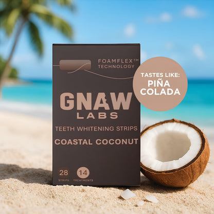 GNAW LABS Teeth Whitening Strips for Men – 14 Treatments