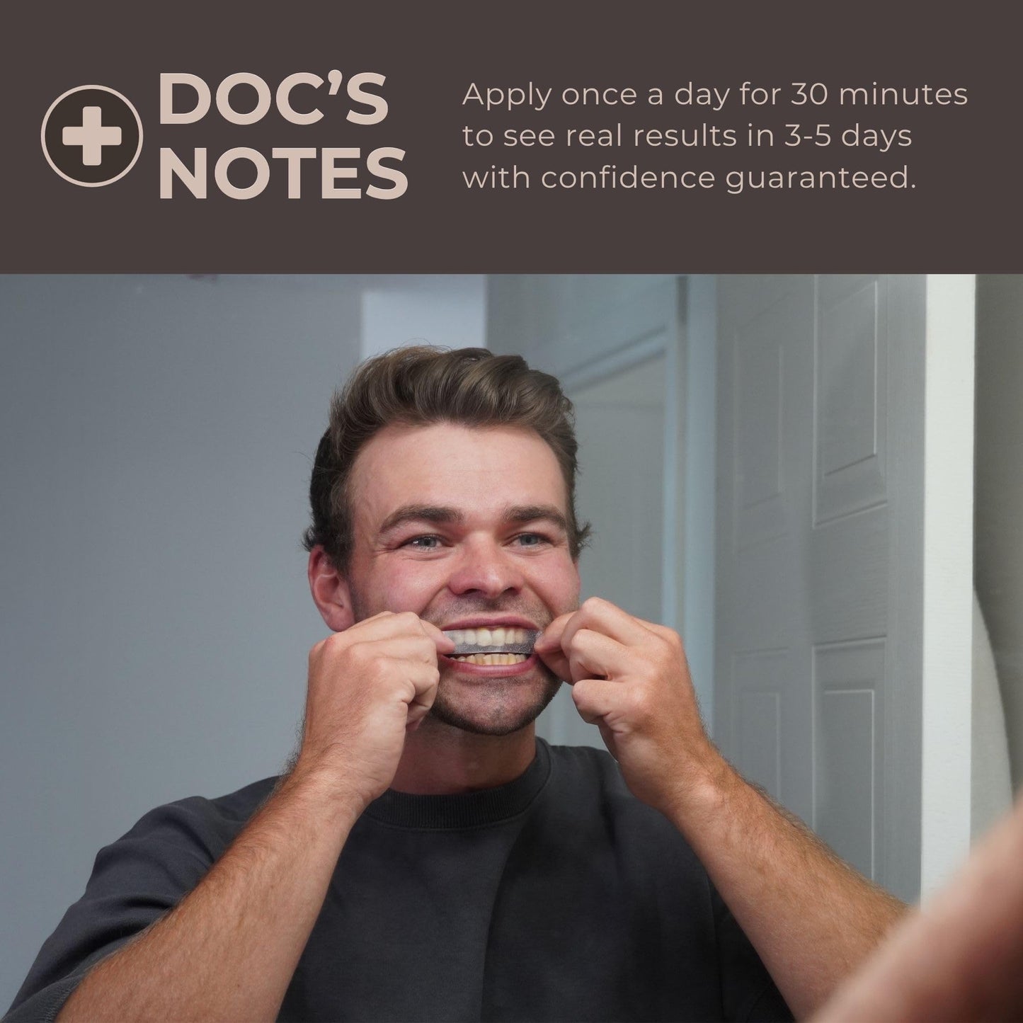 GNAW LABS Teeth Whitening Strips for Men – 14 Treatments