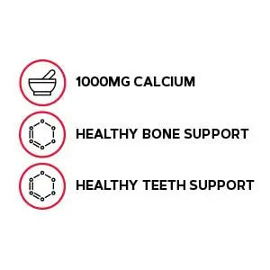 GNC Calcium Citrate 1000mg – 180 Veg Caplets (Pack of 2) BritishVita | Premium UK Vitamins & Wellness Supplements