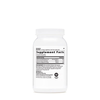 GNC Calcium Plus Magnesium & Vitamin D-3 1000mg - 180 Count (Pack of 2) | Strong Bones