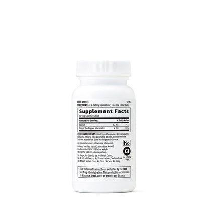 GNC Copper 2mg - Supports Iron Absorption | 100 Count (Pack of 2)
