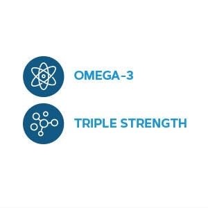 GNC Triple Strength Fish Oil 1000mg EPA & DHA | Burpless High Potency | 210 Softgels