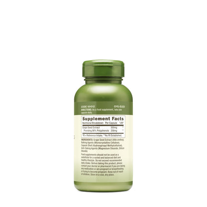 GNC Herbal Plus Grape Seed Extract 300mg – Vegetarian, 100 Servings