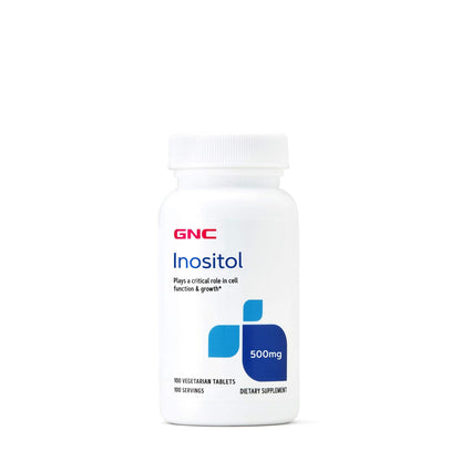 GNC Inositol 500mg Supplement - Supports Cell Function & Growth - 100 Servings